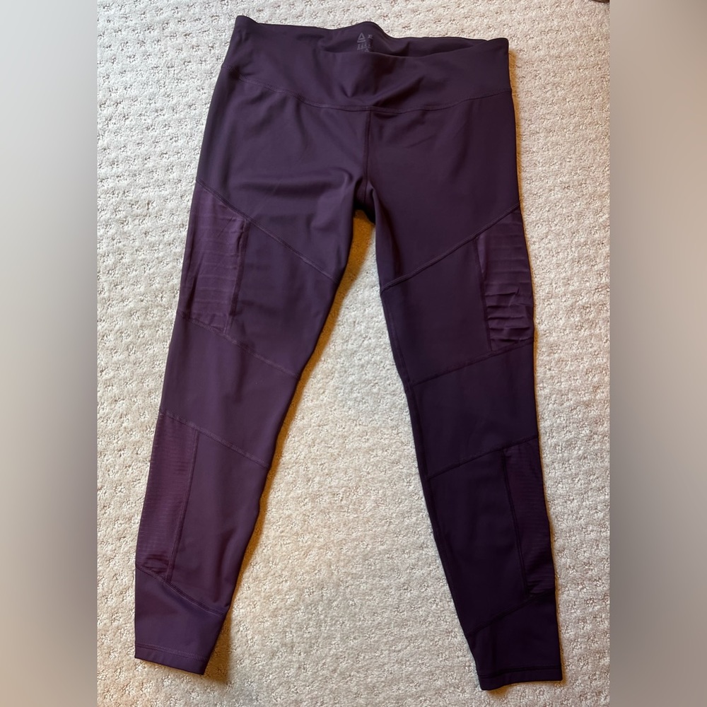 Purple sport leggings